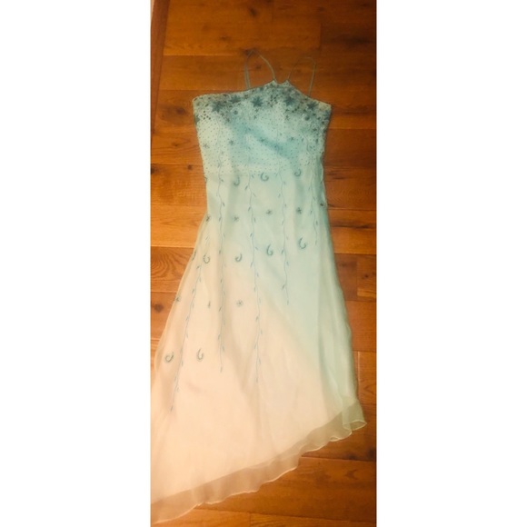 Fun, Feminine, Sequins, Asymmetrical Dress - Picture 5 of 5